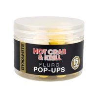 Dynamite Baits Hot Crab & Krill Fluro Pop Ups 15mm